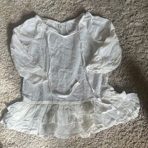 GUC Persnickety cream top, size 3